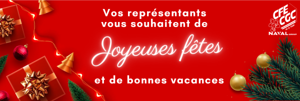 De très belles fêtes et de bonnes vacances