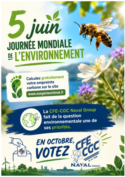Journée mondiale de l'environnement