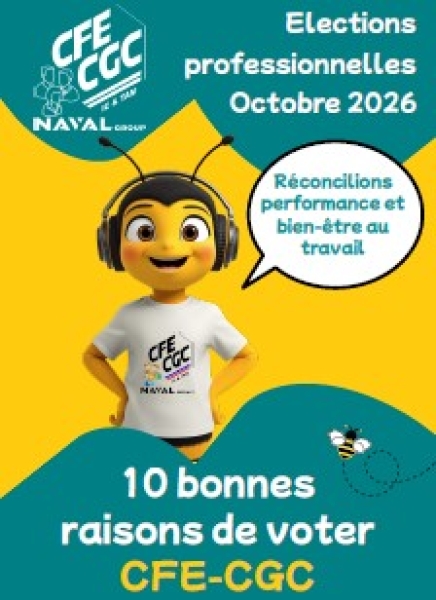 Les 10 bonnes raisons de voter CFE-CGC