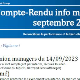 IND- Réunion info des managers - septembre 23